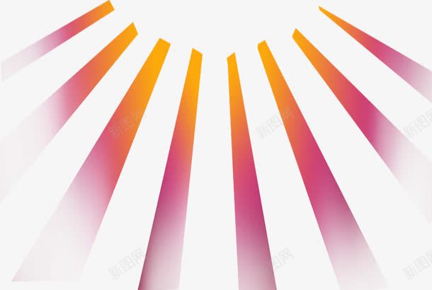 放射性渐变的色条线条png免抠素材_新图网 https://ixintu.com 放射性 渐变 线条
