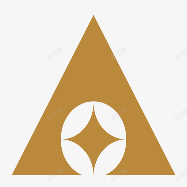 金色中国农业发展银行logo图标png_新图网 https://ixintu.com 三角形 中国 农业 农业图标 几何 发展 尖锐 金色 银行logo
