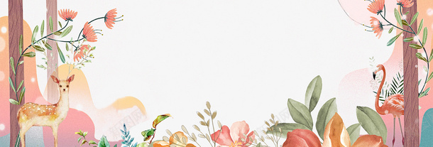 春季粉色卡通花朵装饰边框psd免抠素材_新图网 https://ixintu.com banner banner背景 出游季 出行记 唯美 手绘 新品促销 春夏上新 浪漫 粉色卡通