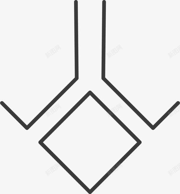 正方形不规则形状png免抠素材_新图网 https://ixintu.com 不规则形状 几何图形 几何形状 几何线条 几何装饰 四边形 基本形状 正方形 直线 线条