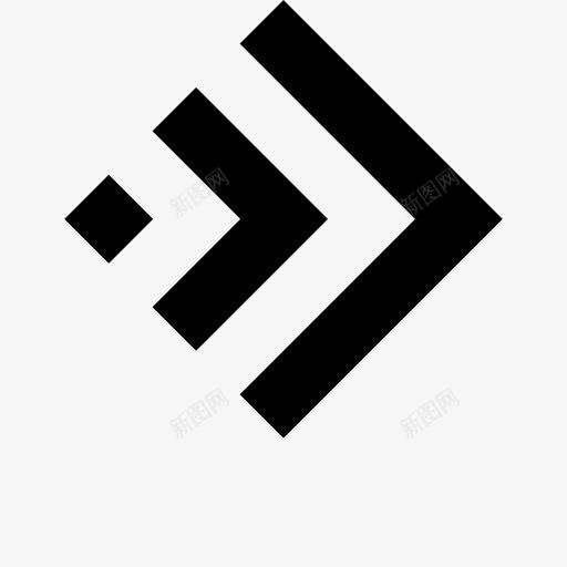 右箭头图标png_新图网 https://ixintu.com 划线 定位 定向 接下来的方向 箭 跳过