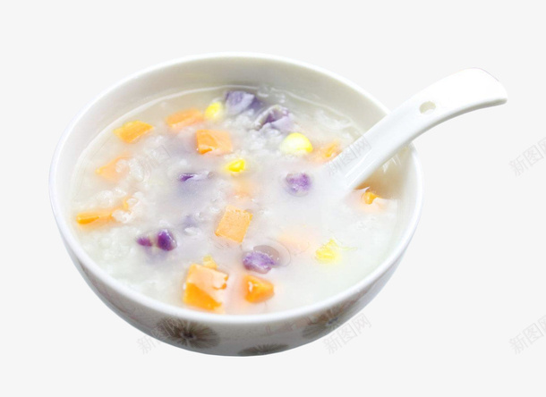 广式特色红薯紫薯粥png免抠素材_新图网 https://ixintu.com 主食 传统美食 地瓜粥 广东甜粥 特色粥品 甜粥 番薯粥 稀饭 紫薯粥