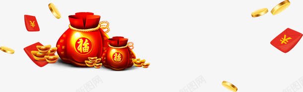 红包边框png免抠素材_新图网 https://ixintu.com 免费下载 喜庆 春节 节日