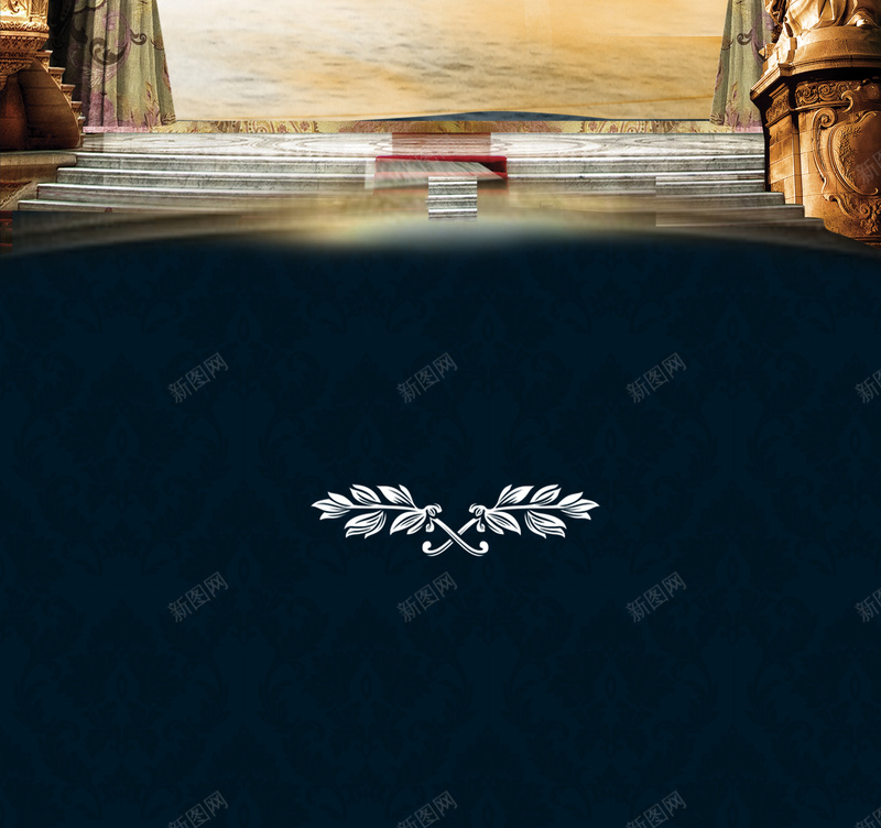 奢华宫廷窗帘广告背景jpg设计背景_新图网 https://ixintu.com 典雅高贵 大气 奢华 宫廷 拱门 海报易拉宝 海报背景 窗帘 窗帘宣传 窗帘广告 窗帘海报 英伦世家 金色