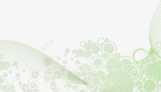 小清新绿色背景装饰png免抠素材_新图网 https://ixintu.com 小清新 曲线 流线型 绿色 背景装饰矢量图 花啊问