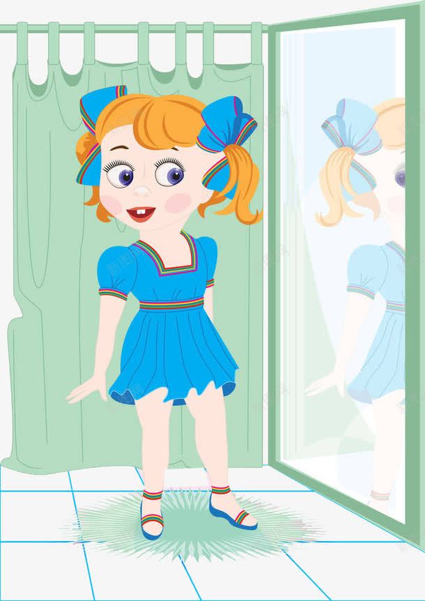 试装照镜子的女孩png免抠素材_新图网 https://ixintu.com 出售 卖服饰 卖衣服 卡通 商店 展示衣裳 店面 提供服饰 服装店 服饰专卖店 照镜子 照镜子女生 衣服店 衣裳 试装 镜子里的人