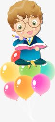 气球上的男孩png免抠素材_新图网 https://ixintu.com 儿童 写作业的小男孩 卡通小男孩 卡通气球 孩子 彩色气球 手绘小男孩 手绘气球 空中的气球