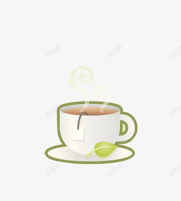 茶叶茶包png免抠素材_新图网 https://ixintu.com 传统文化 健康生活方式 茶叶片 茶文化 身体保养