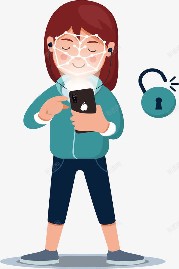 扫描人脸识别png免抠素材_新图网 https://ixintu.com X iPhone iPhoneX iphonex 人脸 人脸识别 扫描人脸 智能手机 矢量png