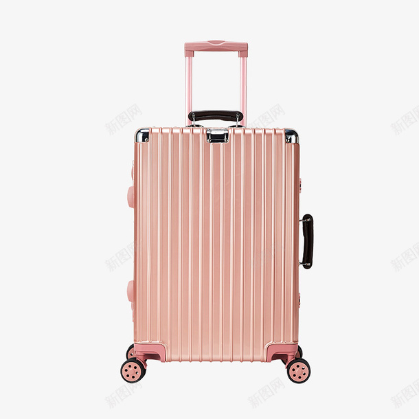 正面粉色旅行箱实物图png免抠素材_新图网 https://ixintu.com 产品实物图 拉旅行箱 拉杆箱 旅行箱 正面 粉色 行李箱