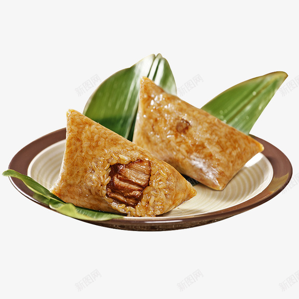 嘉兴鲜肉粽子特写png免抠素材_新图网 https://ixintu.com 产品实物 嘉兴鲜肉粽子特写 大肉粽子 端午节 粽子照片 美食 鲜肉粽