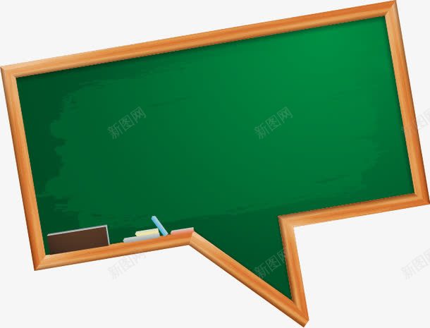 教育黑板文本png免抠素材_新图网 https://ixintu.com 字幕条 字幕框 字母装饰条 对话框 教育 黑板