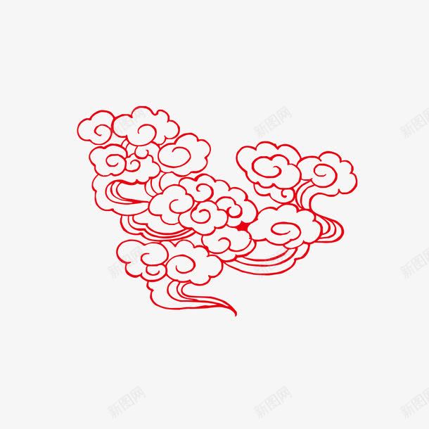 节节高高云纹png免抠素材_新图网 https://ixintu.com 云纹 优美如 吉祥图案 四合云 如意 如意云 如意形状 形态似飞鸟 瑞雀 祥云 祥云云纹 节节高高 象征高升