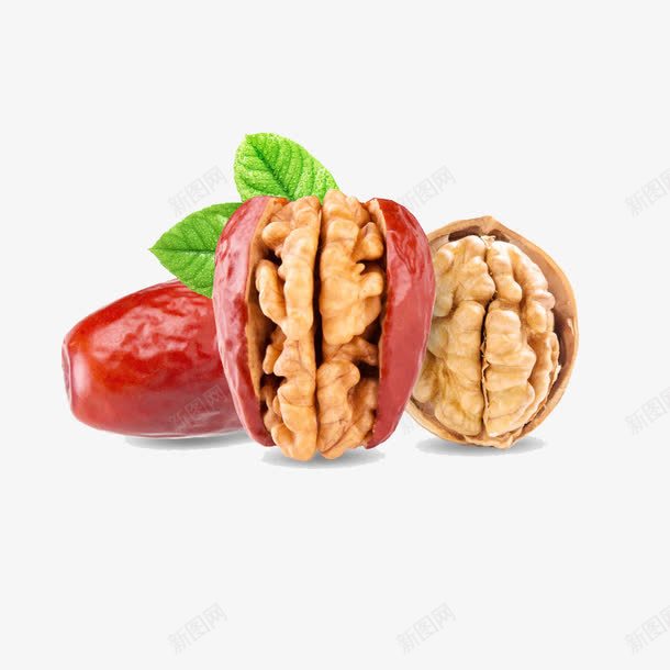 枣夹核摄影png免抠素材_新图网 https://ixintu.com 产品实物 休闲零食 坚果 干果 摄影 枣夹核 枣夹核桃 枣树叶子 核桃 核桃枣 红枣 红枣夹核桃