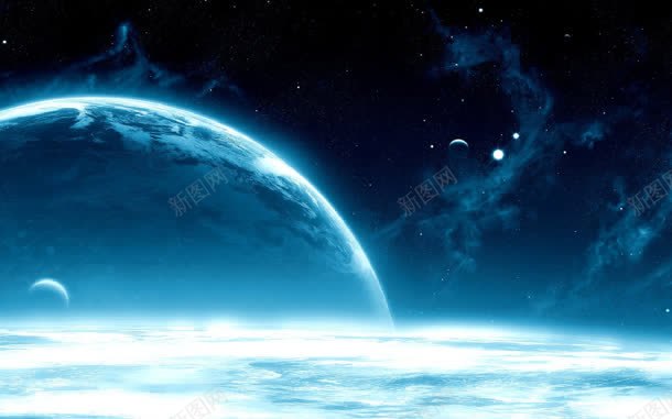 星空星球月球星海jpg设计背景_新图网 https://ixintu.com 星球 星空 球星