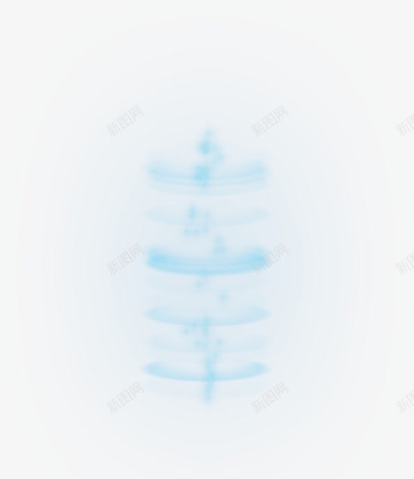 蓝色粒子光效png免抠素材_新图网 https://ixintu.com 光影 光效 光晕 发光 星光 特效 粒子 闪亮 高光