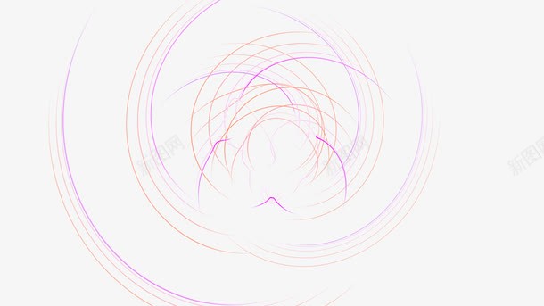 环绕光线png免抠素材_新图网 https://ixintu.com 光线 炫酷 环绕 环绕光线 线条
