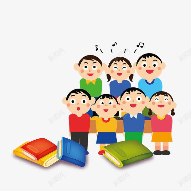 儿童学生psd免抠素材_新图网 https://ixintu.com 儿童 学习 学生唱歌
