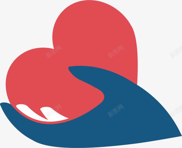 扁平化医疗图标矢量图ai_新图网 https://ixintu.com 医疗元素 医疗图标 奉献爱心 平面设计 扁平化 手掌 爱心 简约 矢量图