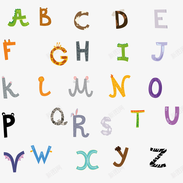26个英文字母png免抠素材_新图网 https://ixintu.com 26个英文字母艺术字 26个英文字母设计 英文字母设计免费png下载 英文字母设计矢量图
