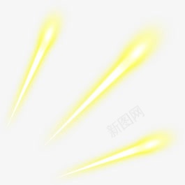黄色放射光亮直线png免抠素材_新图网 https://ixintu.com 光亮 放射 直线 黄色