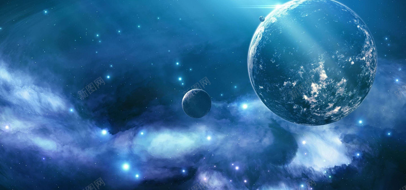 大气星河宇宙星空jpg设计背景_新图网 https://ixintu.com 光线 大气 星星 星河宇宙 星球 海报banner 银河