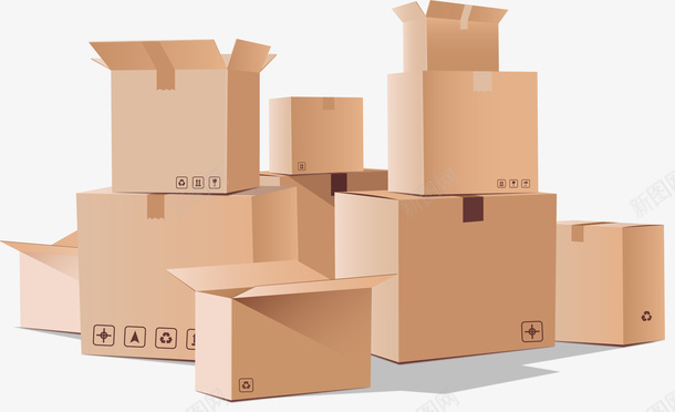 各种纸箱矢量图ai免抠素材_新图网 https://ixintu.com 包装纸箱 各种纸箱 快递纸箱 牛皮纸箱 牛皮纸箱子 矢量图 纸箱子 纸箱设计 黄色纸箱