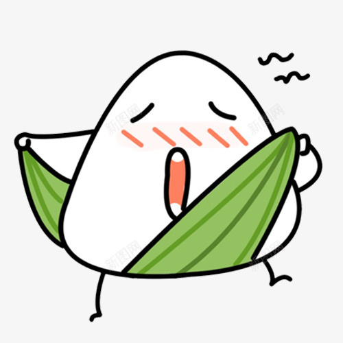 卡通漫画绿色粽子png免抠素材_新图网 https://ixintu.com 五月初五 卡通 卡通棕子 可爱粽子 手绘 端午简笔画 端午节 绿色 美食 食物 龙舟