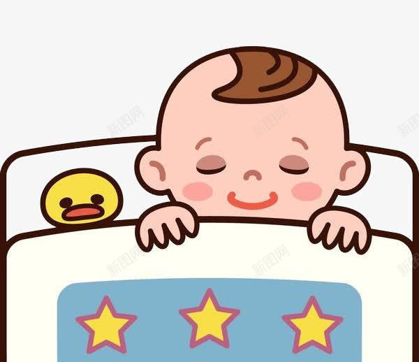 盖被子睡觉的小孩png免抠素材_新图网 https://ixintu.com 卡通手绘 婴儿 宝宝 小孩 熟睡 熟睡的婴儿 盖被子 睡眠 睡觉 进入梦乡