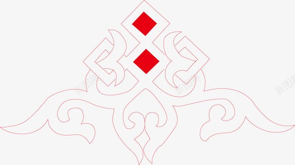 花纹纹理元素png免抠素材_新图网 https://ixintu.com 剪纸 新年花纹花边矢量图免费下载 祥云 红色 纹理 花纹花边 边框素材