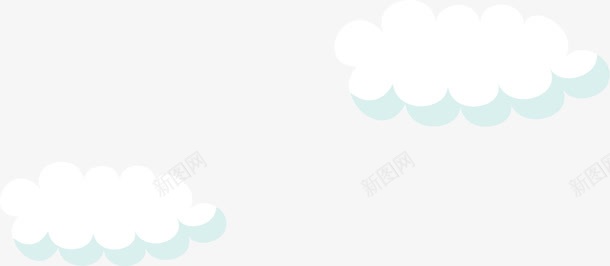 白云可爱手绘png免抠素材_新图网 https://ixintu.com 可爱 手绘 白云