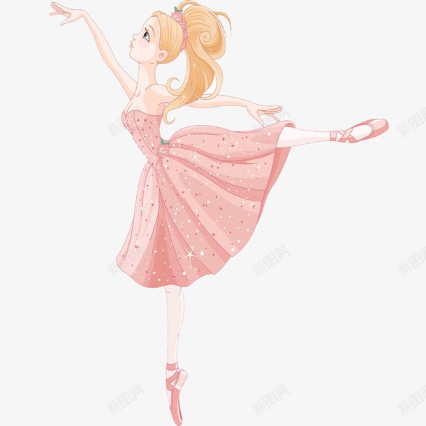 动漫女孩跳芭蕾png免抠素材_新图网 https://ixintu.com 儿童舞蹈教室 儿童舞蹈班 动漫女孩 女孩子 美妙舞姿 舞蹈教室 舞蹈跳舞培训班招生 芭蕾舞 跳舞