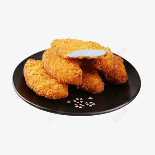 炸银鳕鱼块鳕鱼肉日式美食png免抠素材_新图网 https://ixintu.com 日式美食 炸鳕鱼 美食小吃 美食摆盘 鳕鱼 鳕鱼块 鳕鱼肉