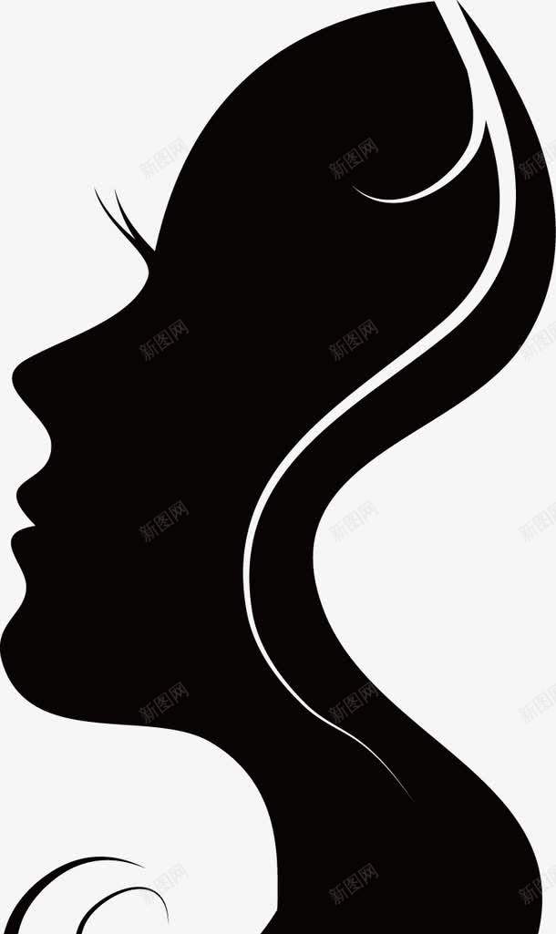 女人侧面剪影png免抠素材_新图网 https://ixintu.com 剪影 女人侧面