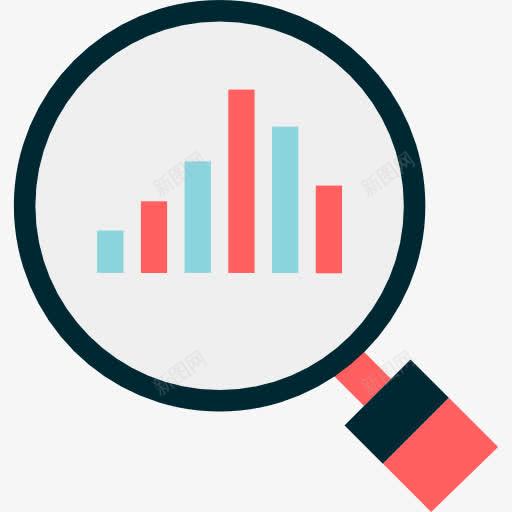 分析图标png_新图网 https://ixintu.com SEO和网络 业务 分析 利润 放大镜 条形图 统计