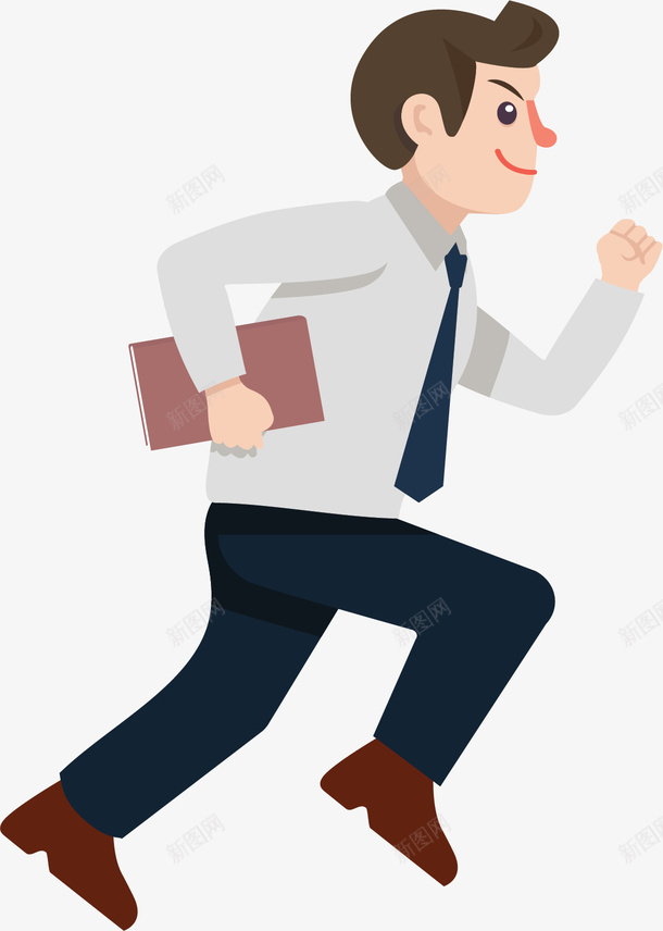 奔跑冲刺的商务小人矢量图ai免抠素材_新图网 https://ixintu.com 冲刺 冲刺的人 商务小人 奔跑 奔跑的人 矢量png 矢量图