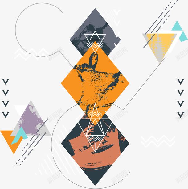 几何基础图形png免抠素材_新图网 https://ixintu.com 几何 几何图案 创意背景 创意设计 图形组合 基础图形 背景设计 马赛克