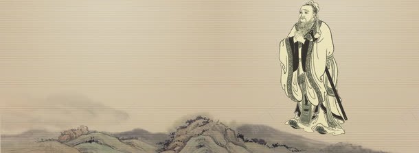 水墨画背景jpg设计背景_新图网 https://ixintu.com 古人 复古 大气 山水画 红酒 黄色