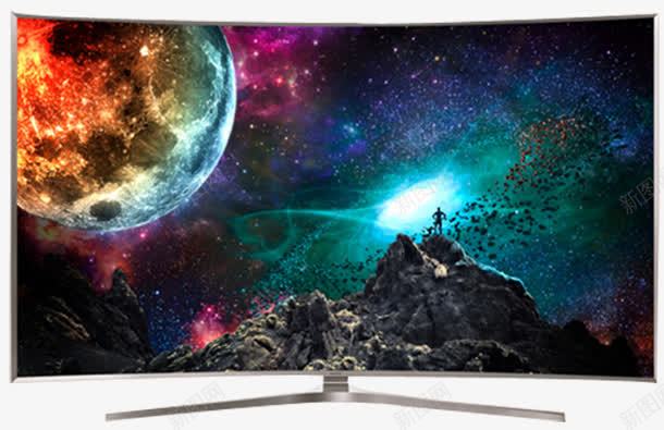 三星曲面电视png免抠素材_新图网 https://ixintu.com 三星电视 效果逼真 曲面屏 液晶屏 视觉享受 高清