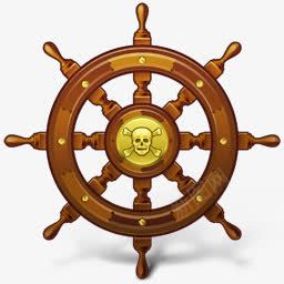 黄金海盗船舵png免抠素材_新图网 https://ixintu.com 木纹船舵 海盗 船舵 黄金