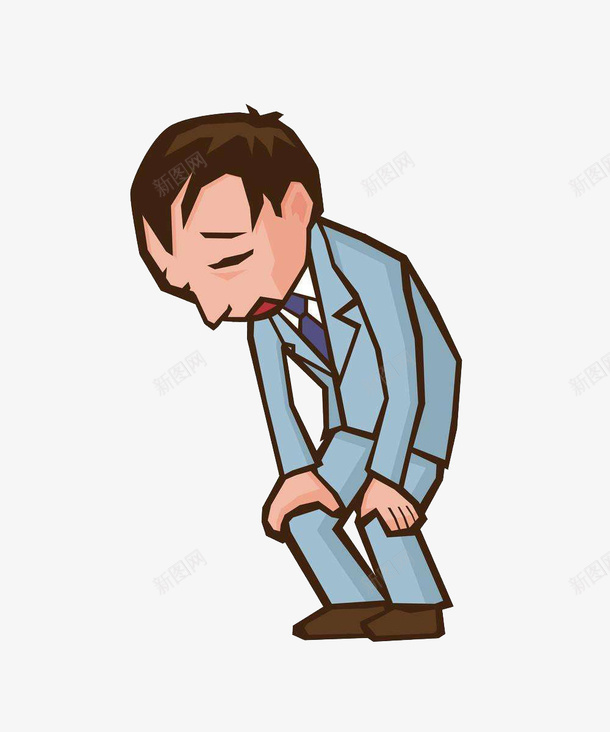 卡通商务男士沮丧心情表情png免抠素材_新图网 https://ixintu.com 卡通人物沮丧 卡通商务男士沮丧心情表情矢量图案免费下载 卡通风格 叹气沮丧 商务男士 心情 沮丧 矢量图案 表情