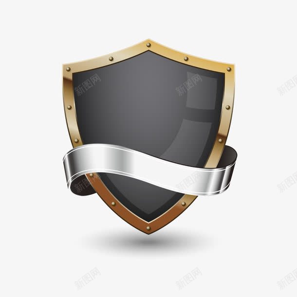 坚硬的刚盾形图标png_新图网 https://ixintu.com LOGO 免抠 坚硬 盾牌 钢铁 防护盾