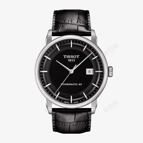 天梭豪致系列机械手表png免抠素材_新图网 https://ixintu.com T0864071605100 TISSOT 产品实物 名牌手表 大牌手表 男士手表 腕表