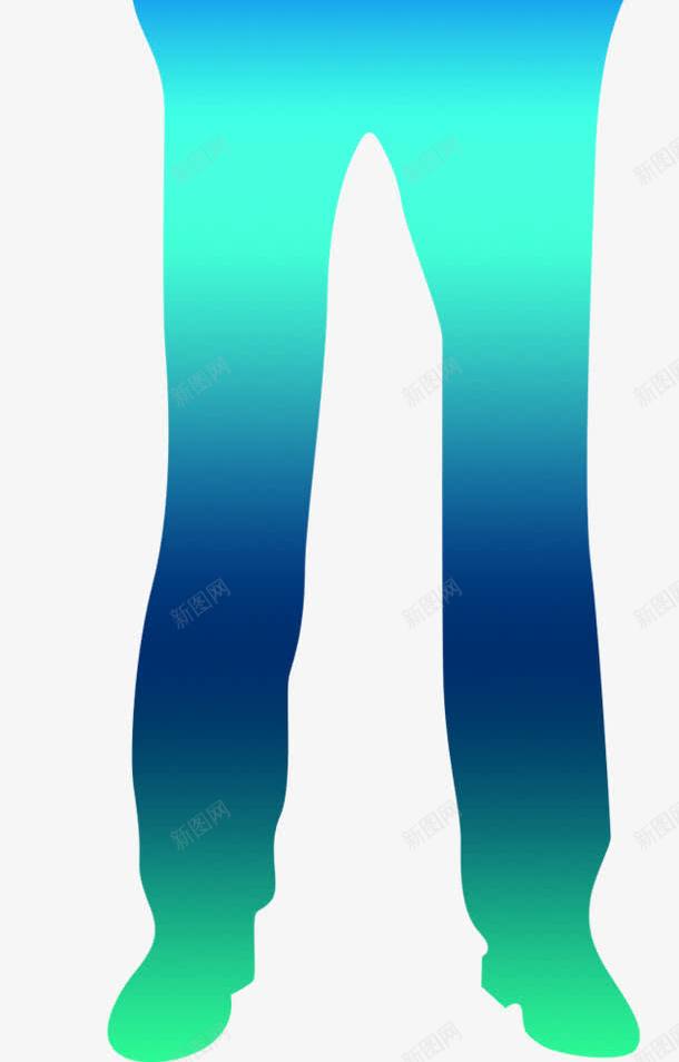 商务蓝色人物剪影招聘png免抠素材_新图网 https://ixintu.com 人物 剪影 商务 招聘 蓝色