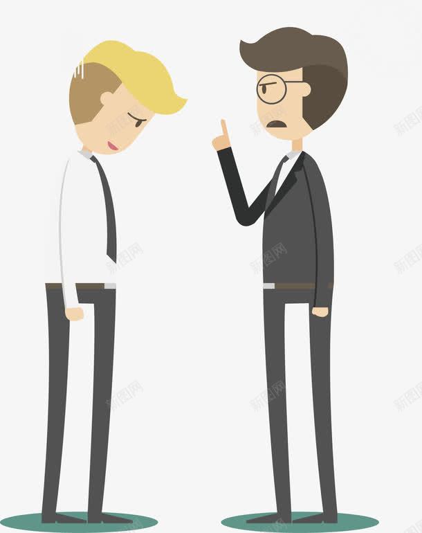正在被领导教育的员工png免抠素材_新图网 https://ixintu.com 上下级 上司 严厉的领导 严师出高徒 仁慈的制度 企业对员工的管理 公司对合作的管理 员工管理 犯错误的员工 良好管理制度