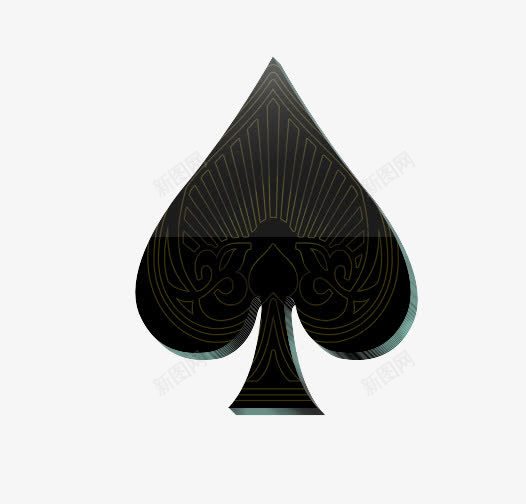 黑桃图标png_新图网 https://ixintu.com 扑克牌 棋牌 黑桃