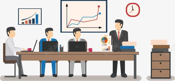 市场分析png免抠素材_新图网 https://ixintu.com 公司管理分析 员工管理制度 曲线分析 电脑上的管理 老板对员工的直接管理 领导指导分析