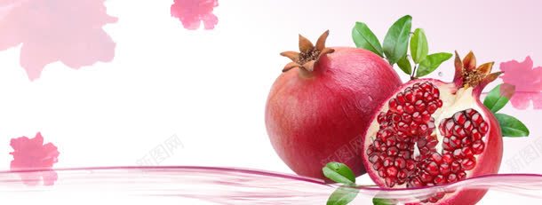化妆品背景jpg设计背景_新图网 https://ixintu.com 化妆品海报 化妆品网站 天猫美妆 彩妆海报 淘宝美妆 石榴 石榴系列化妆品海报 粉色 面膜