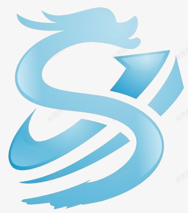 中国龙S字母企业标志图标png_新图网 https://ixintu.com LOGO设计 中国龙 企业VI 企业标志 公司标志 创意设计 字母S 简约