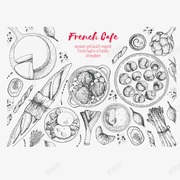 各种食材插画矢量图ai免抠素材_新图网 https://ixintu.com 一捆 大葱 插画 矢量图 精美 蛋糕 面包 食物 香菇 黑白